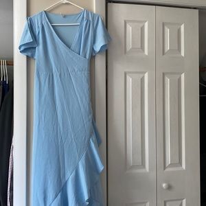 Womens Pink Blush Maternity Dress